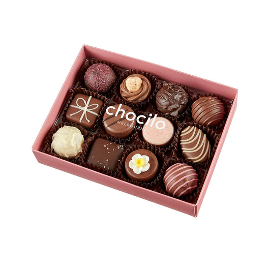 12 Pack Chocolate Assortment Gift Box